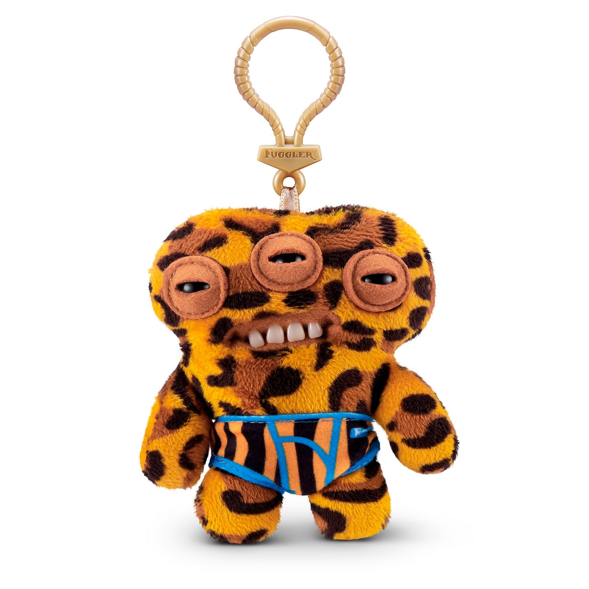 Peluche Llavero Fugglers De 13 Cms De Zuru - Leopardo